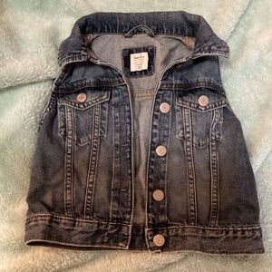Gap Kids GAP FOR GOOD Denim Girls Jean Jacket Coat Vest  Blue
